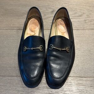 Sam Edelman Loraine Bit Loafer Black and Gold 7